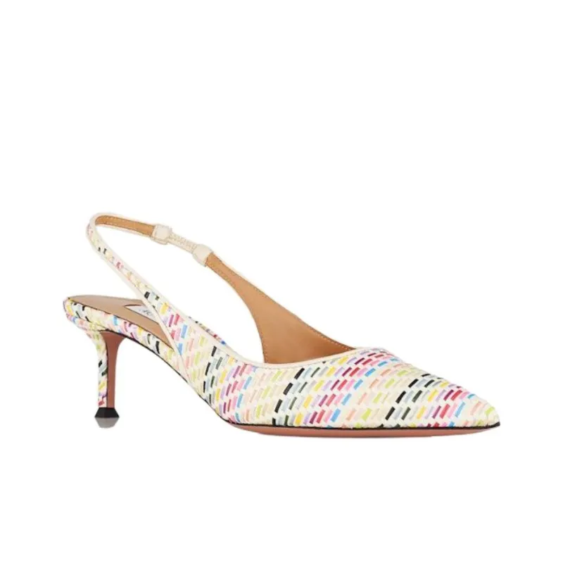 AQUAZZURA Purist Slim Heel High Heels 5cm Women's Multicolor-2