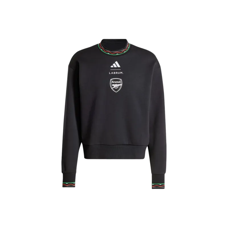Adidas Arsenal X LABRUM CREW SWEATSHIRT Men's Black-0