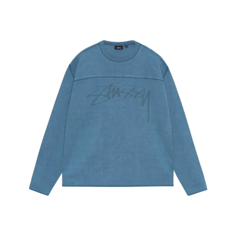 Stussy Cotton Football Pigment Dyed Crew-2