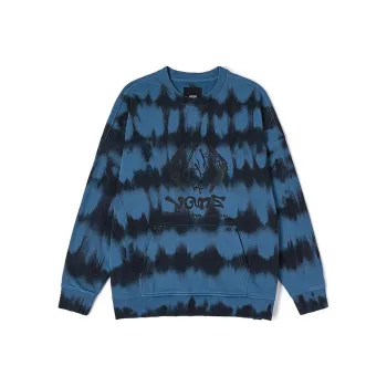 Vans Sweatshirt Unisex Blue Tie Dye