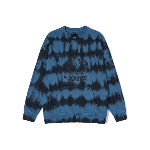 Vans Sweatshirt Unisex Blue Tie Dye