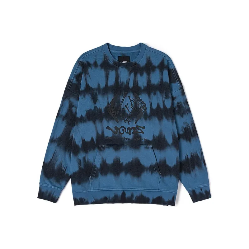 Vans Sweatshirt Unisex Blue Tie Dye-0