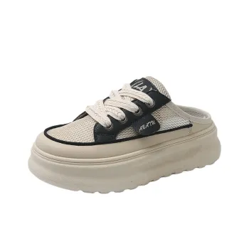 GEJIANI Rubber Sole Abrasion Resistant Closed Toe Slippers Women's