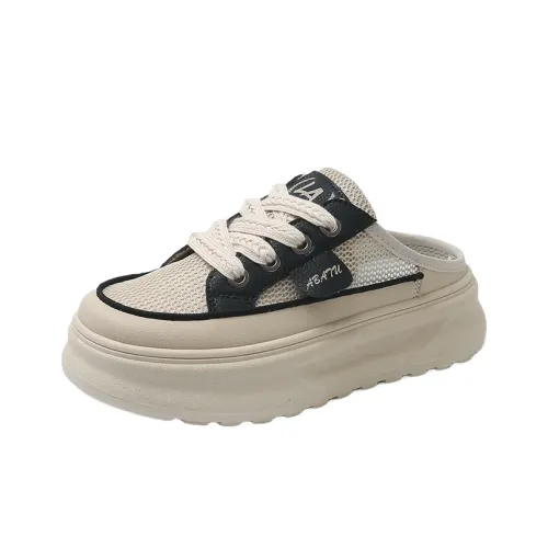 GEJIANI Rubber Sole Abrasion Resistant Closed Toe Slippers Women's