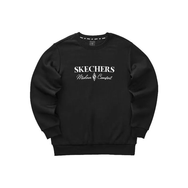Skechers Diamond Series Sweatshirts Unisex Carbon Black/0018-0