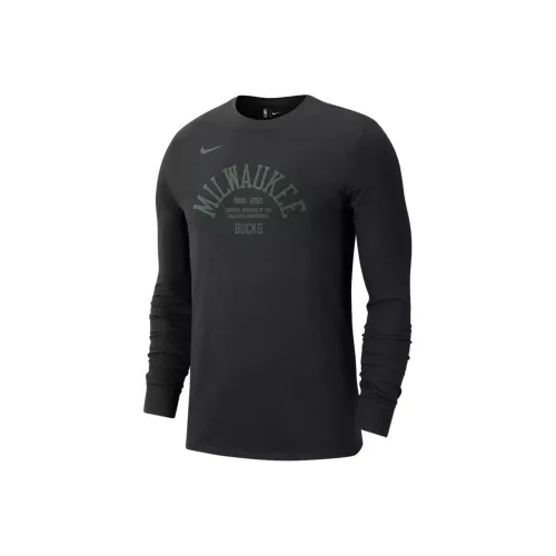 Nike Nba Milwaukee Bucks Courtside Longsleeve