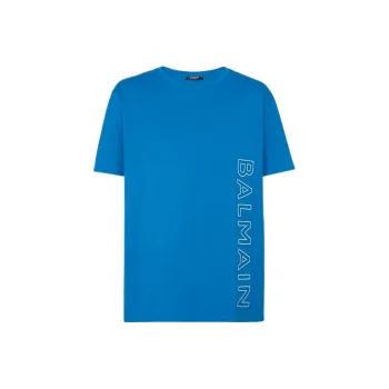 BALMAIN T-Shirts Men Blue
