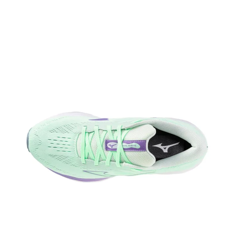 Mizuno WAVE SERENE Anti Slip Wear Resistant Low Top Casual Running Shoes Women's Green-2