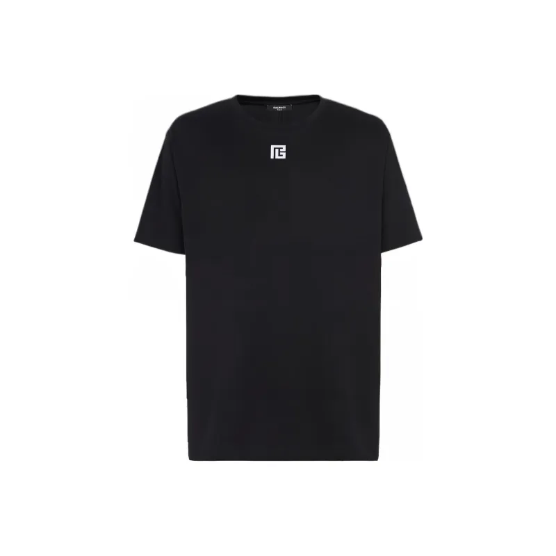 BALMAIN T Shirts Men Black-0