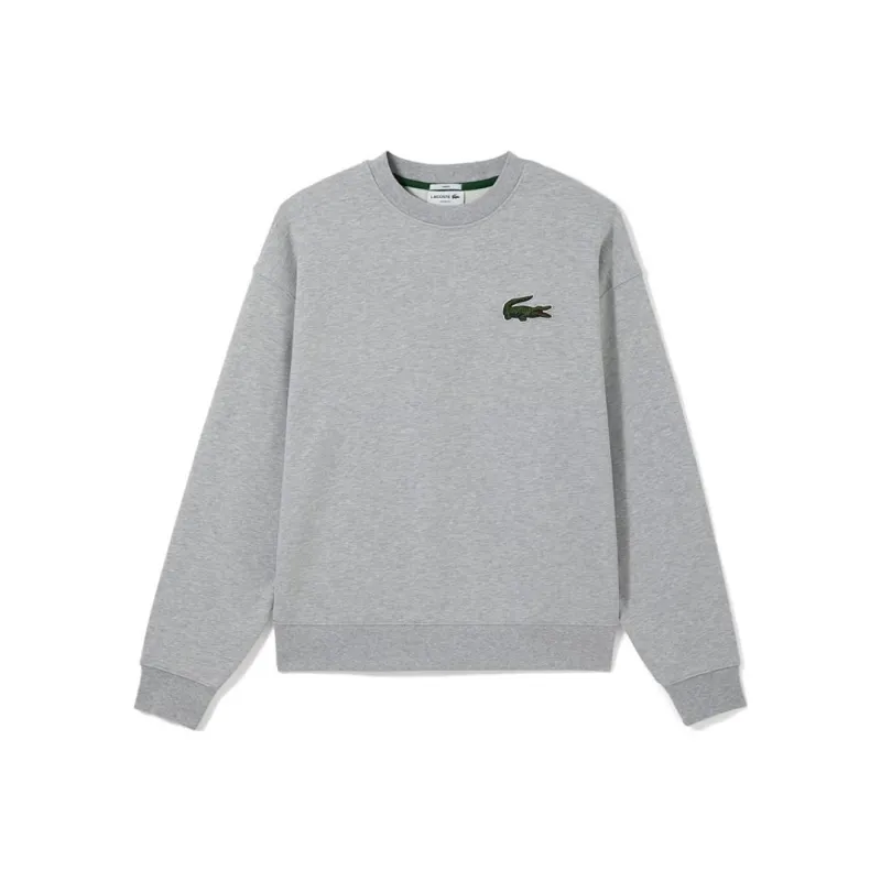 LACOSTE Sweatshirt Unisex Silver Gray-0