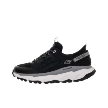 Skechers D'LUX JOURNEY Low Top Casual Shoes Women's Black White