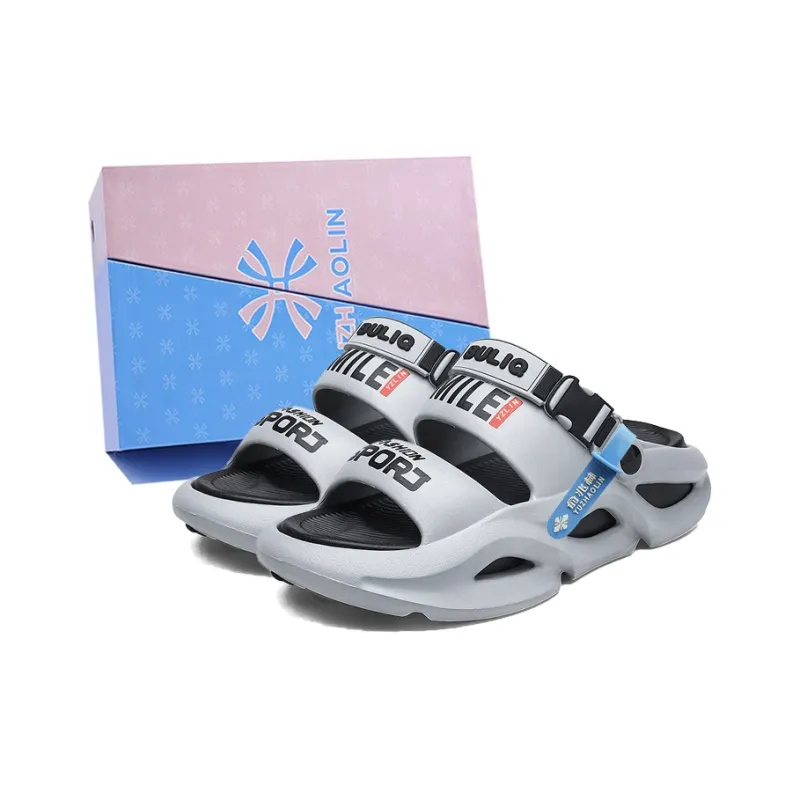 YUZHAOLIN EVA Cut Out Massage Slip Resistant Abrasion Resistant Quiet Slide Slippers Unisex-6
