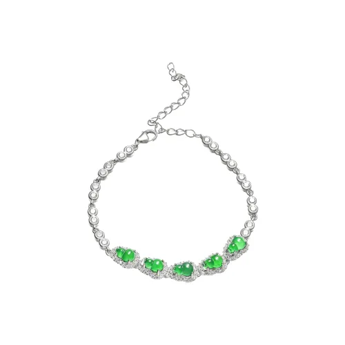 PEARL QUEEN Glutinous Jade Jadeite Bracelets Unisex