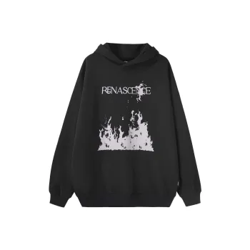 PCLP 2023 Spring Summer Broken Mirror Sweatshirts Unisex Dark Gray