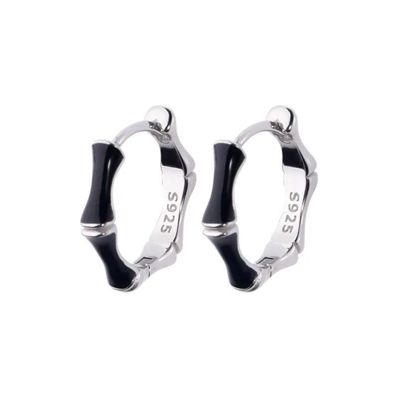 FOREVER MELODY S925 Silver Earrings Men's-5