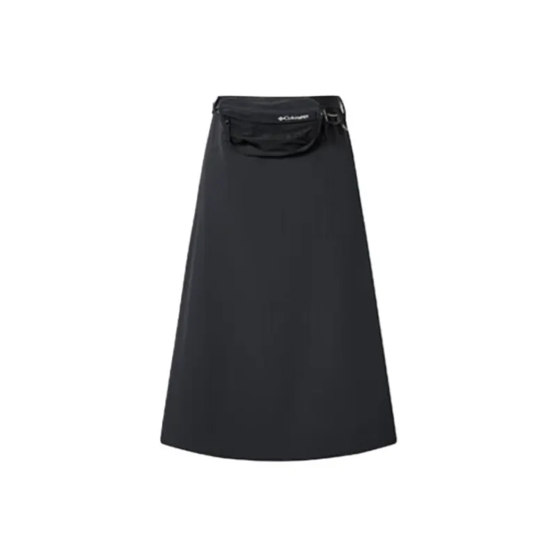 Columbia Transit Knit Long Skirt Women's Black-1