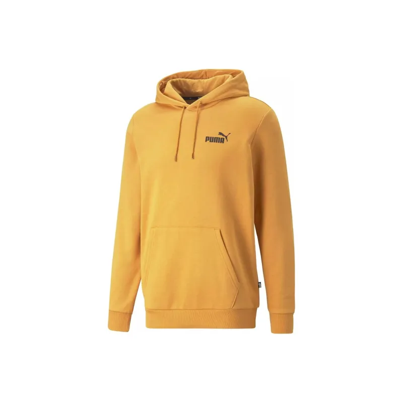 PUMA ESS SMALL LOGO HOODIE FL S Sweatshirt Men's Orange-0