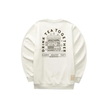 Skechers Sweatshirts Unisex Marshmallow White/0074