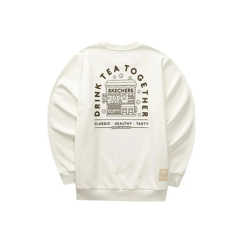 Skechers Sweatshirts Unisex Marshmallow White/0074-0