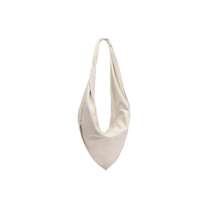 Lemaire Sheepskin Shoulder Bag Women's Ecru-0