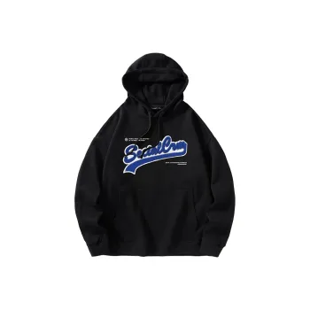 SCRM Hooded Loose Fit Sweatshirt Spring And Autumn Unisex