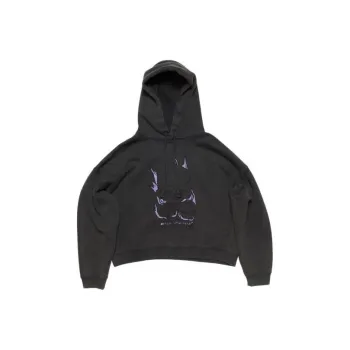 Acne Studios Skull Printed Drawstring Hoodie
