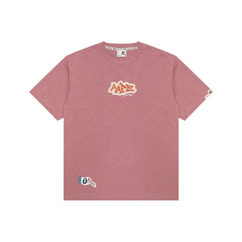 Aape Logo Print Short Sleeve Tee-0