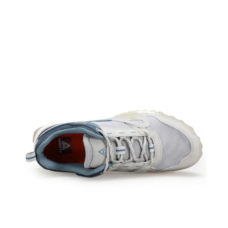 HUMTTO Cushioning Slip Resistant And Abrasion Resistant Low Top Outdoor Shoes Men's Gray Blue-2
