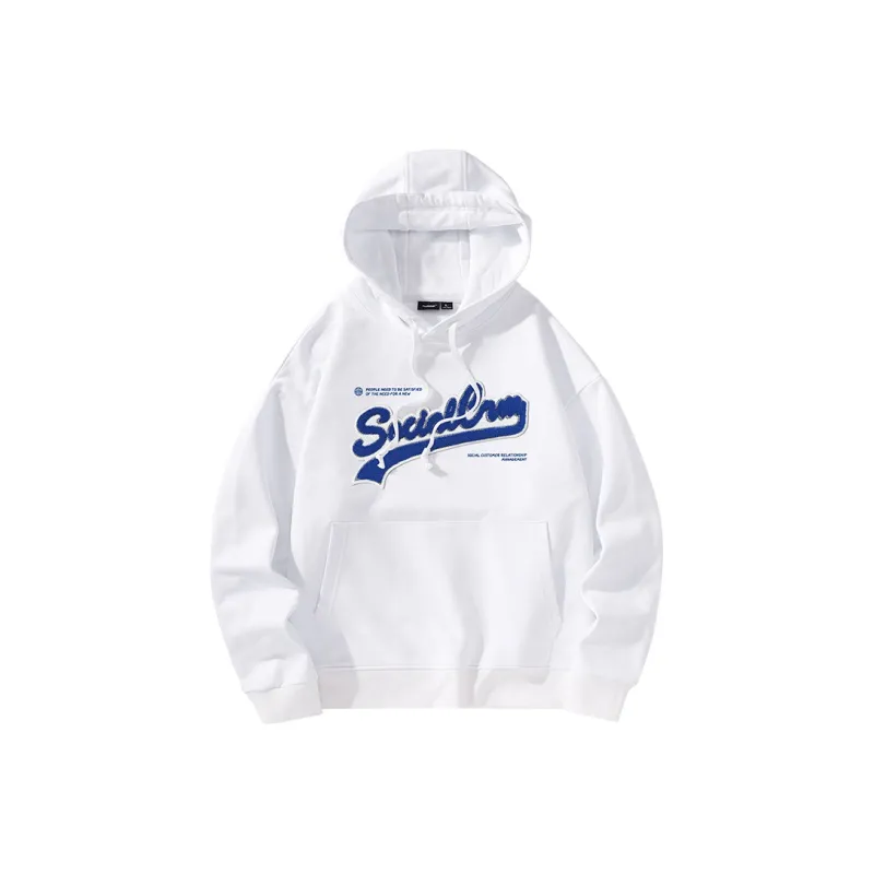 SCRM Hooded Loose Fit Sweatshirt Spring And Autumn Unisex-4