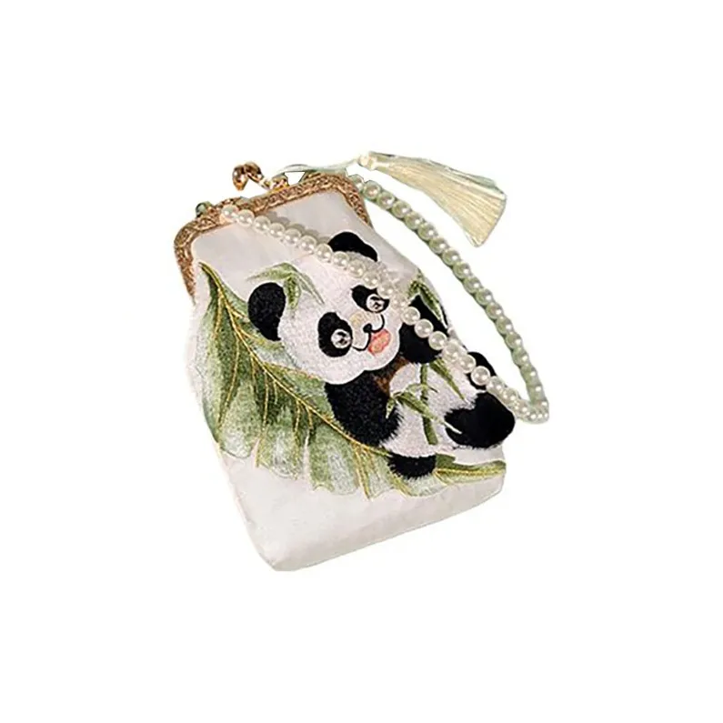 Boniu Embroidered Fabric Handbag Regular Unisex Multicolor-2