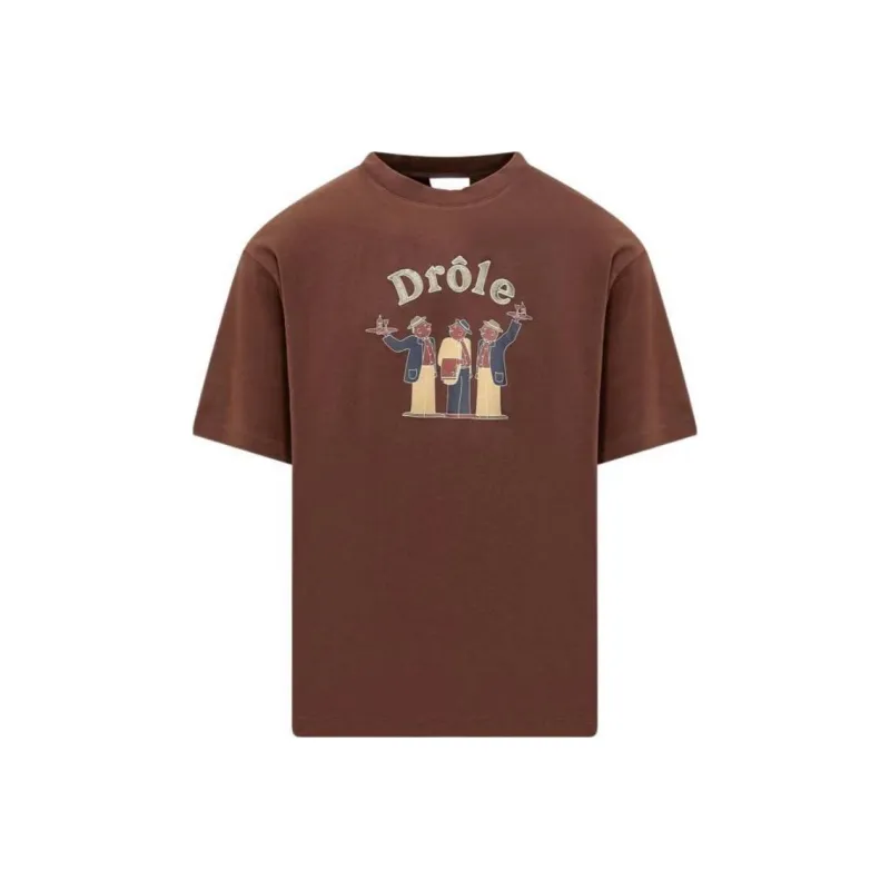 DROLE DE MONSIEUR Le Crillon Crewneck T Shirt-0