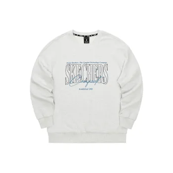 Skechers Sweatshirt Unisex Light Heather Gray