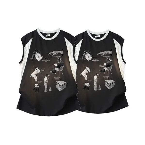 YOSICIL Tank Tops Unisex Dark Gray-8