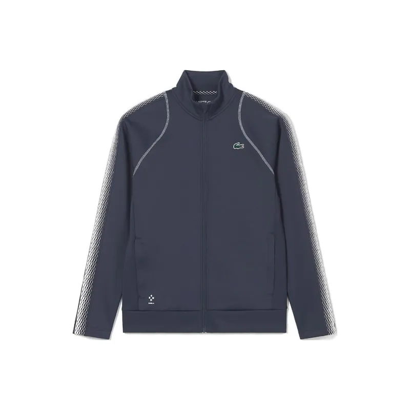 LACOSTE Daniel Medvedev Collaboration Sweatshirts Men Dark Blue-0