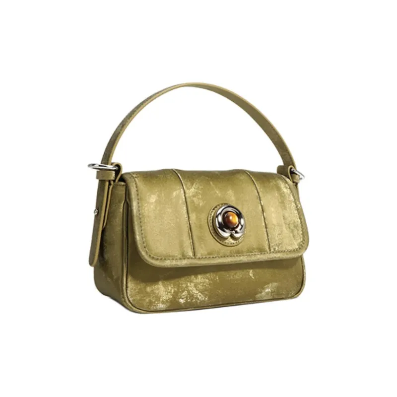 H YXIANG Cow Leather Handbag Regular Women's Multicolor-10