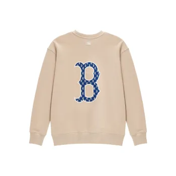 MLB Sweatshirts Unisex Light Beige