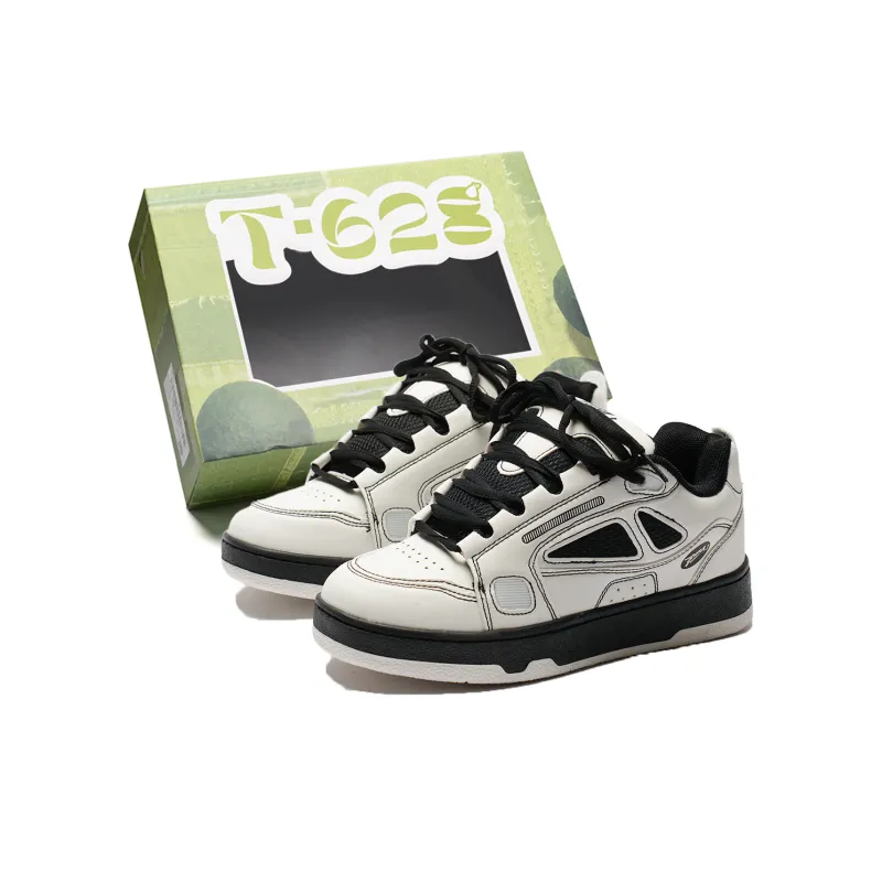 T628 Non slip Lightweight Low Top Skateboard Shoes Unisex-39