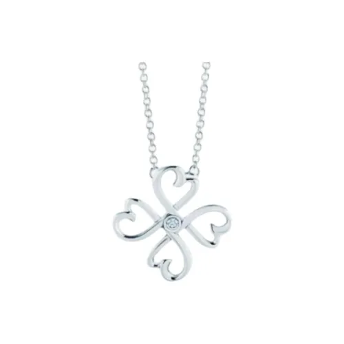 TIFFANY & CO. 925 Sterling Silver Necklaces Unisex Silver