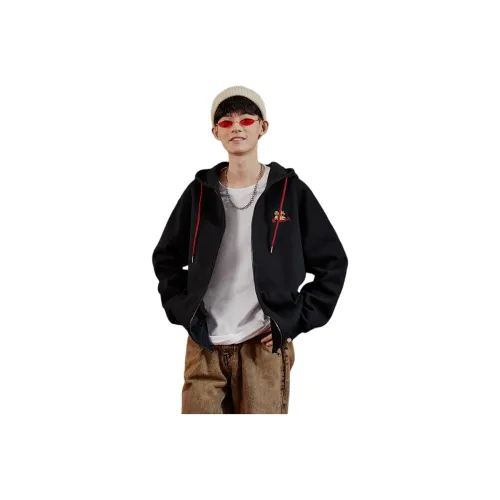 Tonlion Sweatshirts Men Black