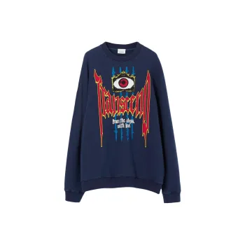 Burberry Graphic Printed Crewneck Sweatshirt
