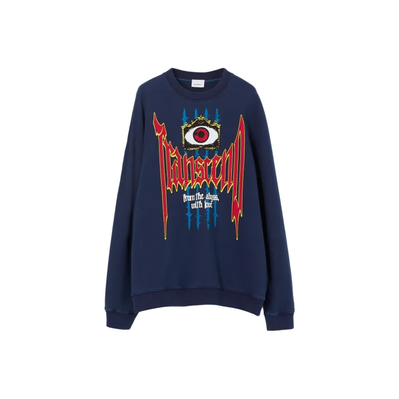 Burberry Graphic Printed Crewneck Sweatshirt-0