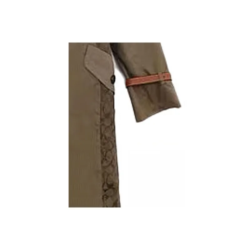 COACH Trench Coat Women's Laurel Green-4