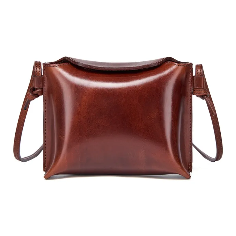 KAISER Top Grain Cow Leather Shoulder Bag Regular Women's Brown/Green/Black/Tobacco/Sunset Yellow-0