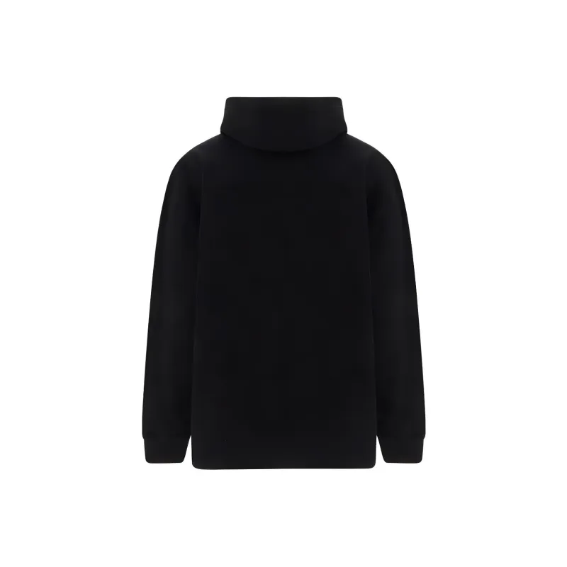 VERSACE Logo Detailed Long Sleeved Hoodie-1