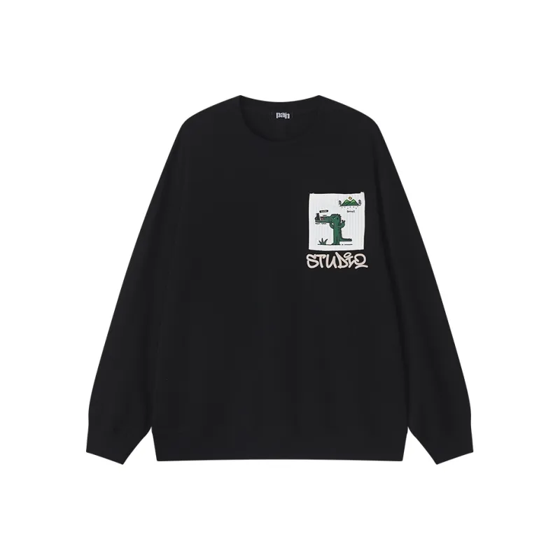 PAINWAKE Sweatshirt Unisex Black-0