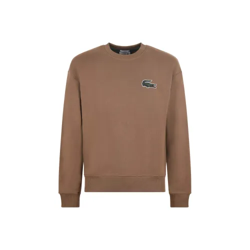 LACOSTE Sweatshirts Men Brown