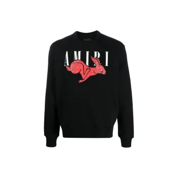 AMIRI Cny Rabbit Logo Crewneck