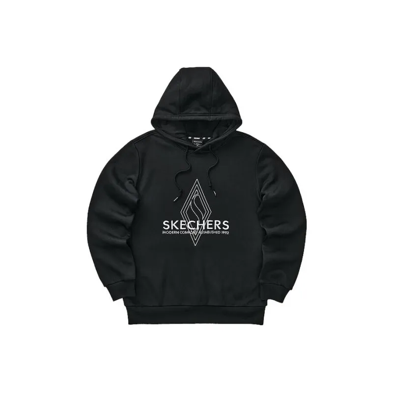 Skechers Diamond Series Sweatshirts Unisex Carbon Black/0018-0