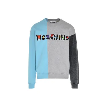 MOSCHINO Sweatshirts Men Gray