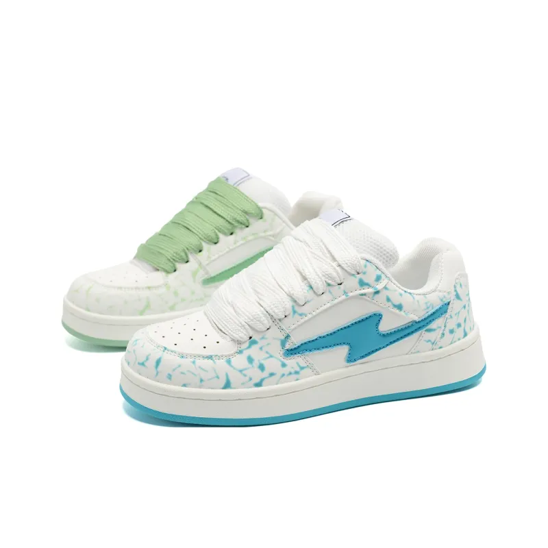 Circle Small Coverage Slip Resistant, Abrasion Resistant, Height Increasing Low Top Skateboard Shoes Unisex-31